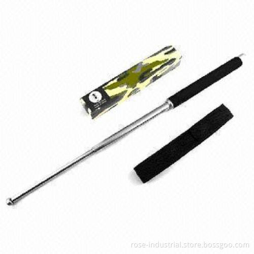 Expandable Baton with Hard Chrome Plating, Measures 17/21/25-inch
